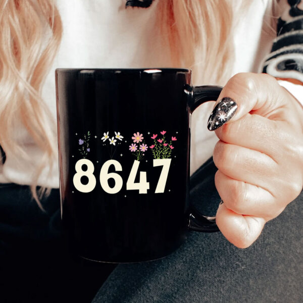 8647 Flower Not My President Liberal, Anti Trump Mug