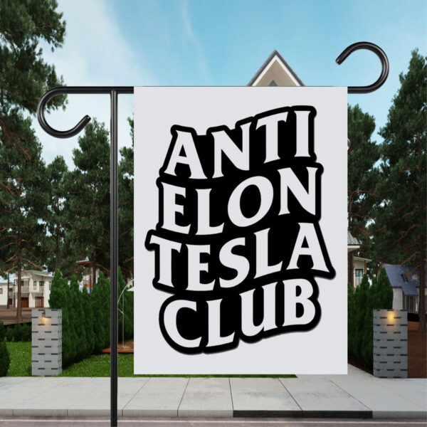 Anti Elon Tesla Club Flag