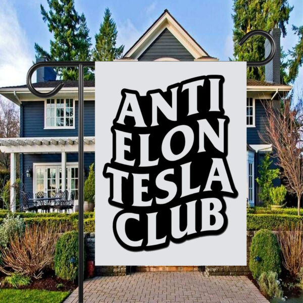 Anti Elon Tesla Club Flag