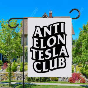 Anti Elon Tesla Club Flag