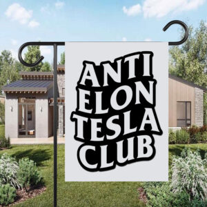 Anti Elon Tesla Club Flag