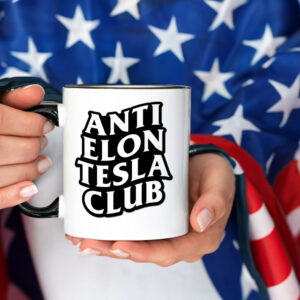 Anti Elon Tesla Club Mug