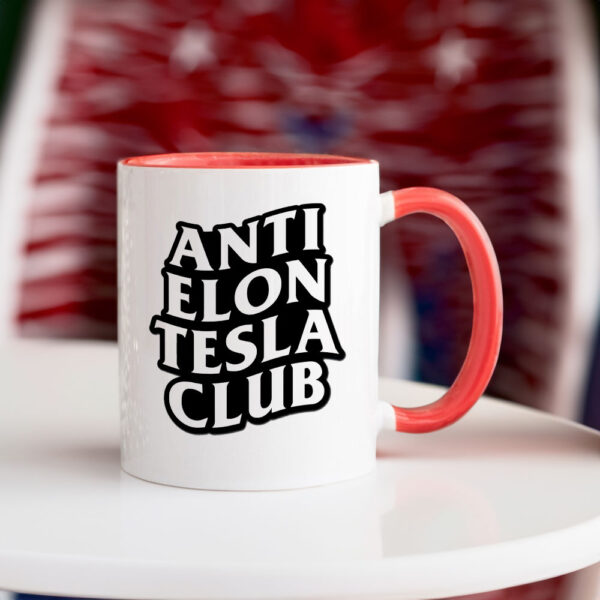 Anti Elon Tesla Club Mug