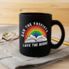 Ban The Fascists Save The Books Funny Book Mug