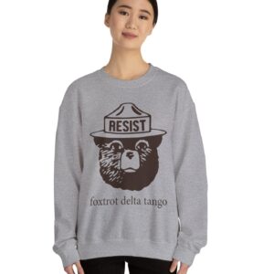 Bear Resist Foxtrot Delta Tango Crewneck Sweatshirt
