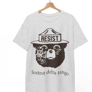Bear Resist Foxtrot Delta Tango Unisex T-Shirt