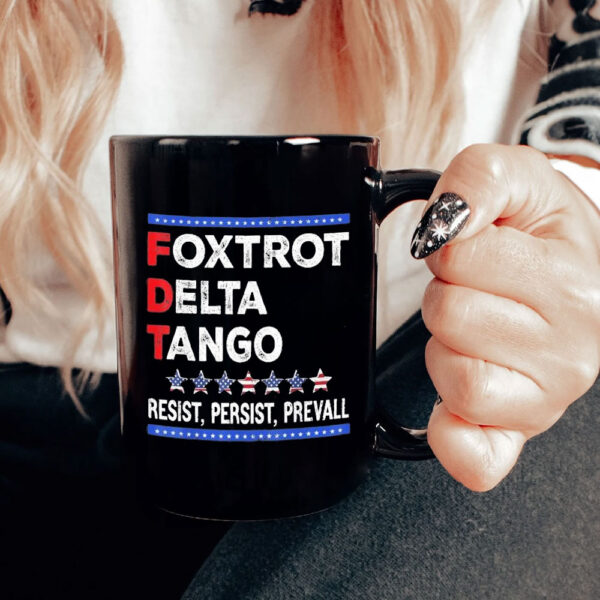 Bear foxtrot delta tango resist persist prevall Mug