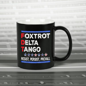 Bear foxtrot delta tango resist persist prevall Mug