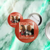 Bernie Sanders Fighting Oligarchy Button