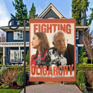 Bernie Sanders Fighting Oligarchy FLag