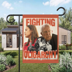 Bernie Sanders Fighting Oligarchy FLag