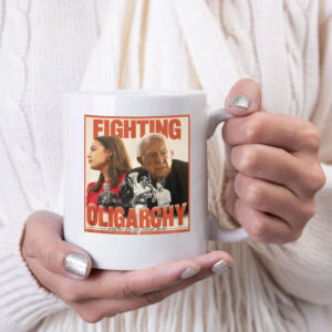 Bernie Sanders Fighting Oligarchy Mug