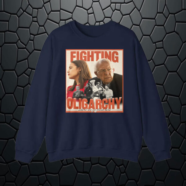 Bernie Sanders Fighting Oligarchy T-Shirt