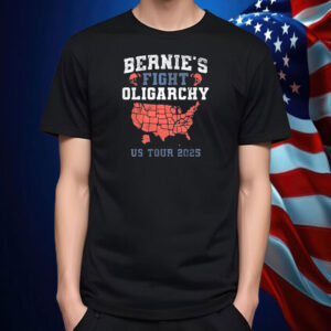Bernie's Fight Oligarchy US Tour 2025 T-Shirt