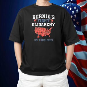 Bernie's Fight Oligarchy US Tour 2025 T-Shirt
