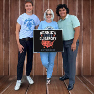 Bernie's Fight Oligarchy US Tour 2025 Yard Sign