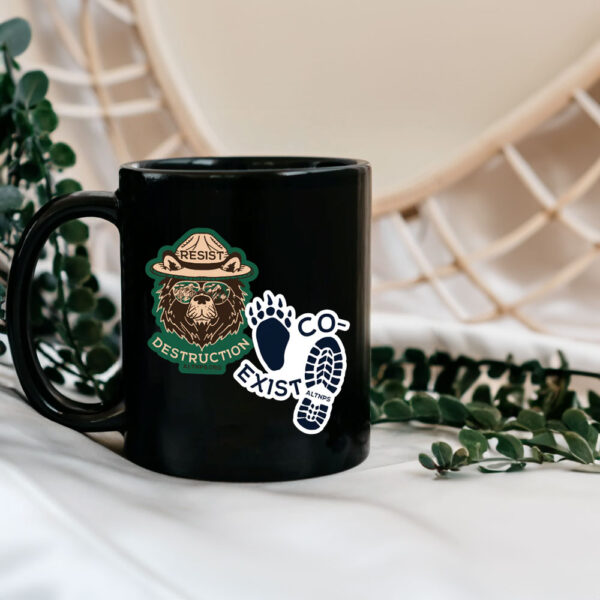 Co-Exist & Resist Destruction Mug