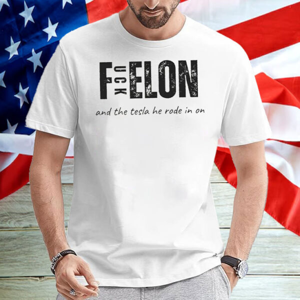F Elon And The Tesla He Rode In On, Resist T-Shirt