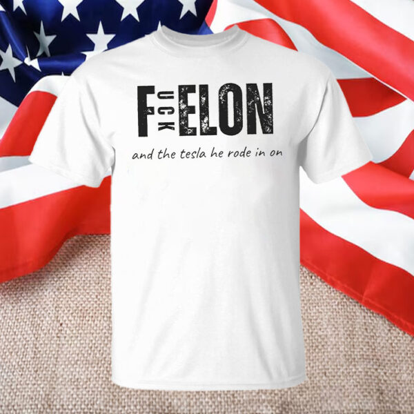 F Elon And The Tesla He Rode In On, Resist T-Shirt