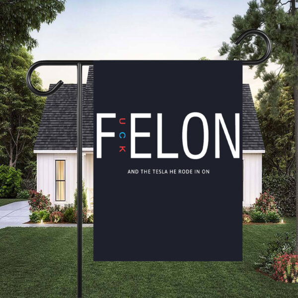 F Elon Sign PRINTABL And The Tesla He Rode In On Flag