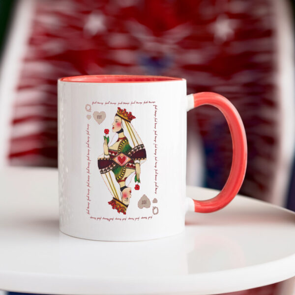 FDT Queen Of Hearts Anti Trump Mug