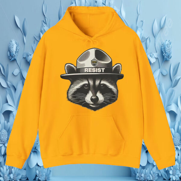 FDT RESIST National Parks, Raccoon Anti-Fascist T-Shirt