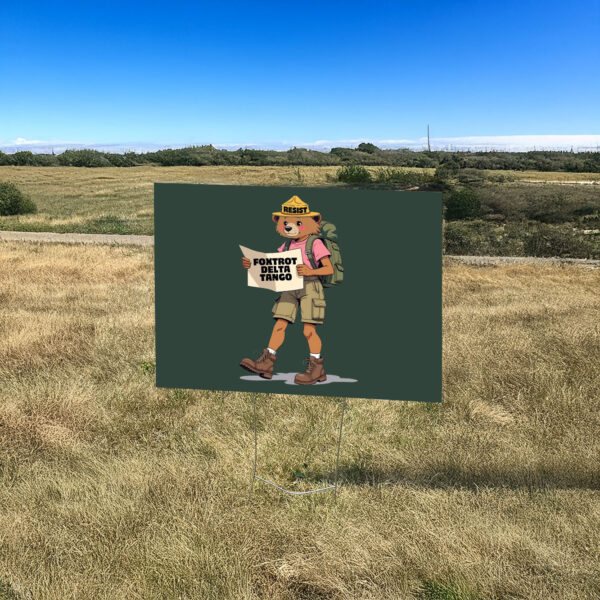 FDT Resist Bear 2025 Yard Sign