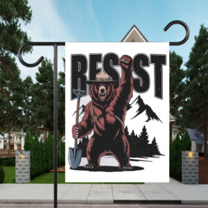 FDT Resist Bear, Smokey Bear Resist Flag