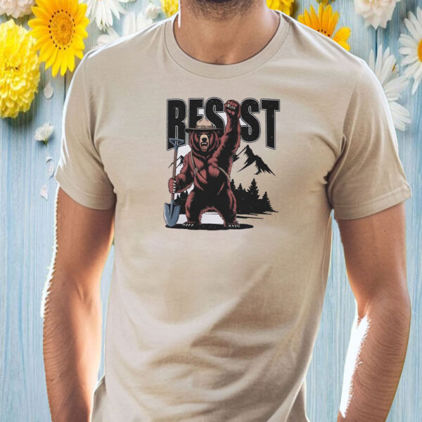 FDT Resist Bear, Smokey Bear Resist T-Shirt