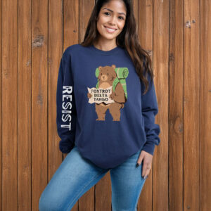 FDT Resist Bear long sleeved t shirt, Support National Parks long sleeve