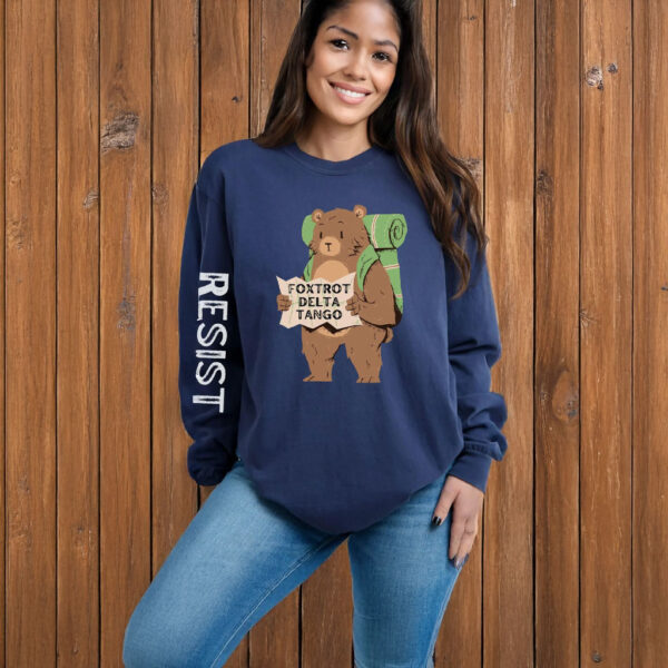 FDT Resist Bear long sleeved t shirt, Support National Parks long sleeve