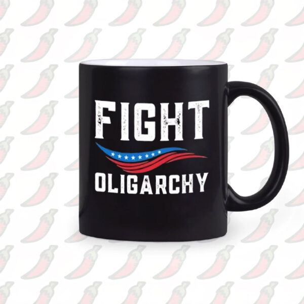 Fight Oligarchy Against Corporate Greed Activist Mug
