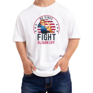 Fight Oligarchy, No Kings 2025 T-Shirt