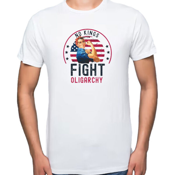 Fight Oligarchy, No Kings 2025 T-Shirt