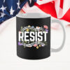 Floral Resist Not My President Anti-Trump Mugs