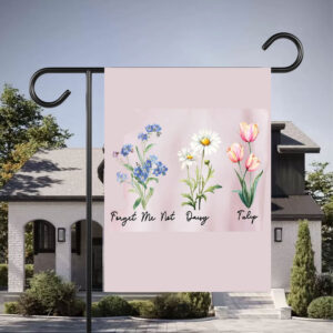 Forget Me Not Daisy Tulip Flag: Subtle Anti-Trump Decor
