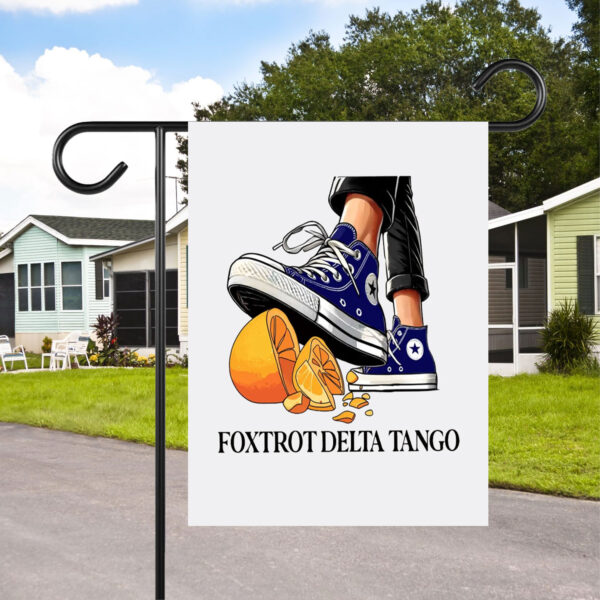 Foxtrot Delta Tango, Chuck Stepping On Hat Flag