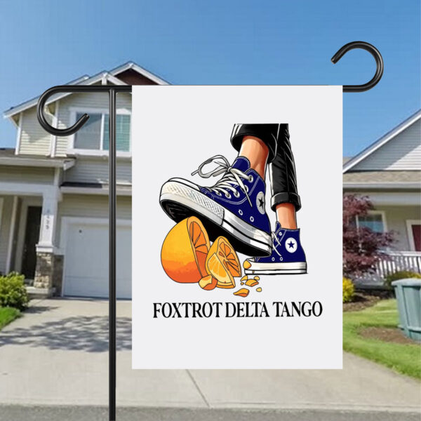 Foxtrot Delta Tango, Chuck Stepping On Hat Flag
