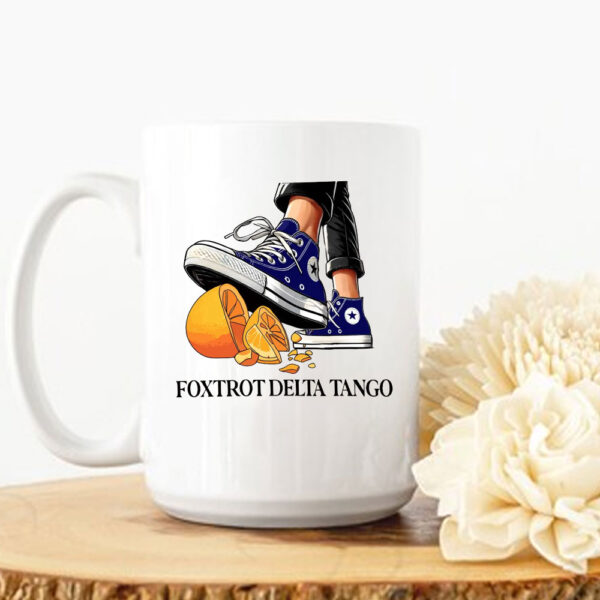 Foxtrot Delta Tango, Chuck Stepping On Hat Mug