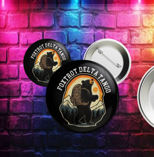 Foxtrot Delta Tango, FDT Resist Bear Button