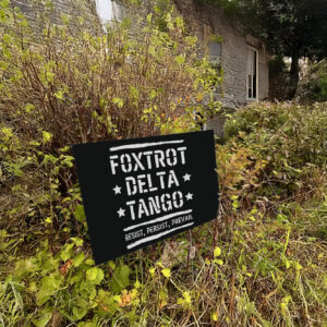 Foxtrot Delta Tango Resist, Persist, Prevail Yard Sign Anti-Trump