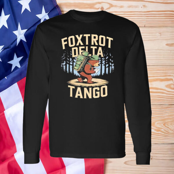 Foxtrots Deltas Tangos Funny Resist Bear T-Shirt