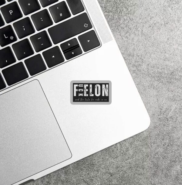 Fuck Elon And The Tesla He Rode In On Sticker ,Car Magnet