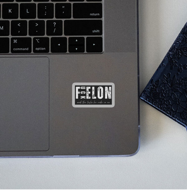 Fuck Elon And The Tesla He Rode In On Sticker ,Car Magnet