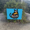 Funny Anti Trump Cat, Not My President Yard Sign