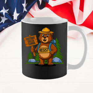 Funny Fdt Resist Bear T Delta Tango National Parks Mug