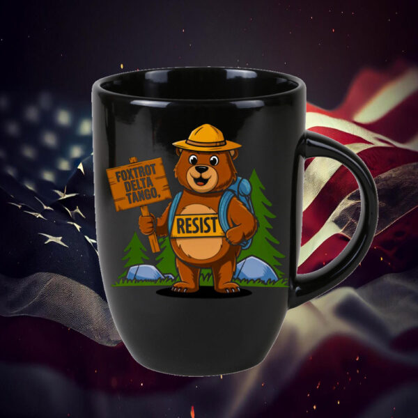 Funny Fdt Resist Bear T Delta Tango National Parks Mug