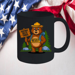 Funny Fdt Resist Bear T Delta Tango National Parks Mug