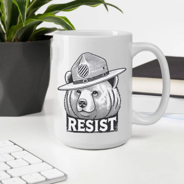 Funny Resist Bear 2025 Mugs