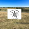 Gulf of Mexico Stay Salty Resistance Yard Sign